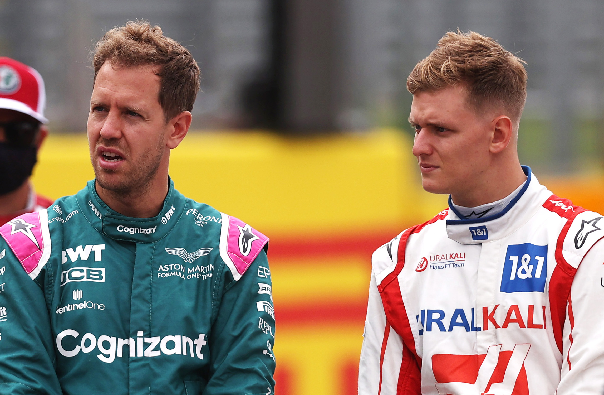 Sebastian Vettel und Mick Schumacher