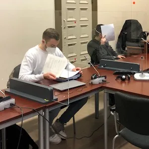 Angeklagter vor Gericht