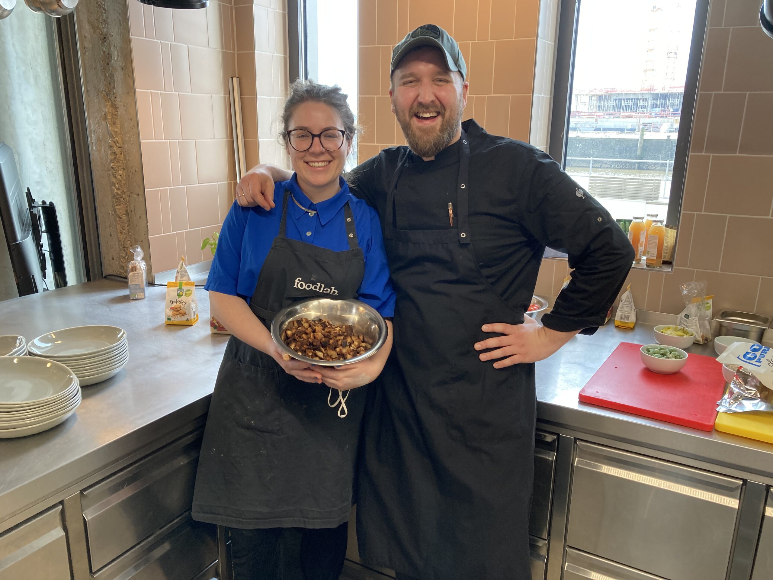 Marieke Völsch und Mitch Hein im foodlab