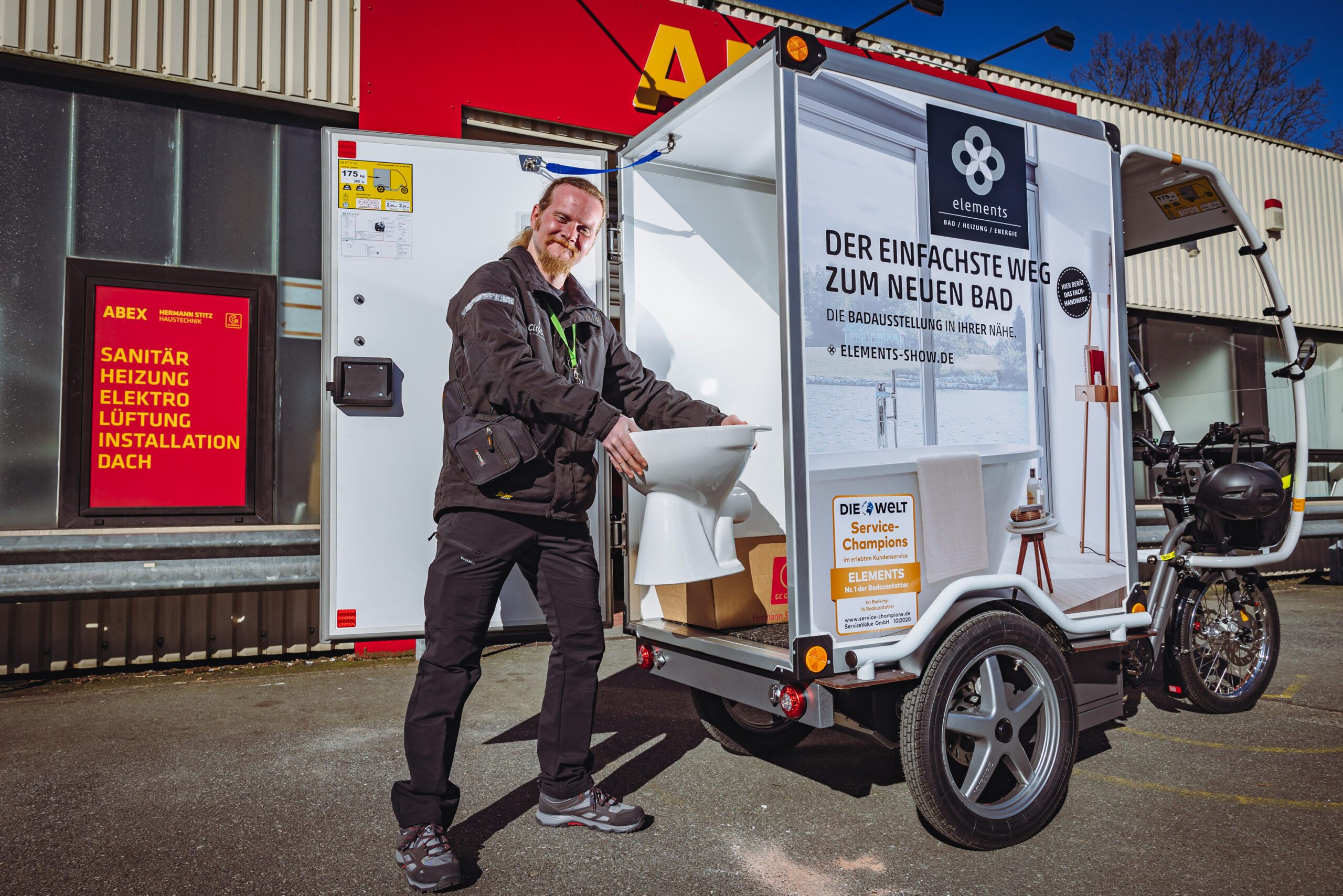 Fahrer des Start-Ups CityLog liefern die Ware ab jetzt in Hamburg per Lastenrad aus.