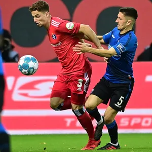 HSV-Profi Moritz Heyer gegen Paderborn