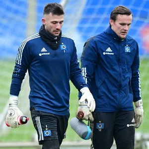 Daniel Heuer Fernandes und Tom Mickel vom HSV