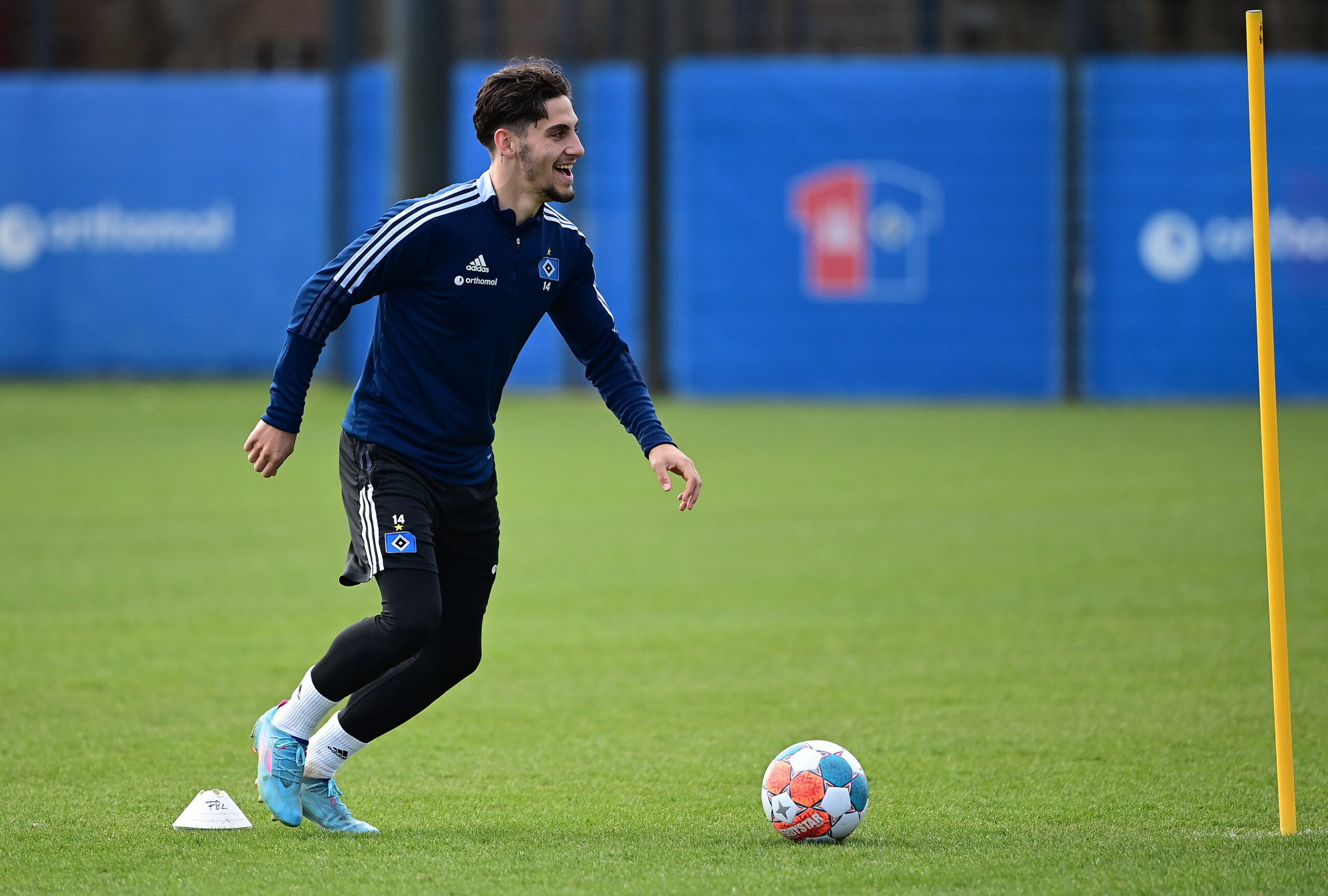 HSV-Profi Ludovit Reis im Training