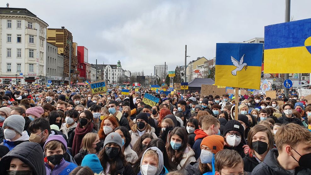 Friedensdemo Hamburg