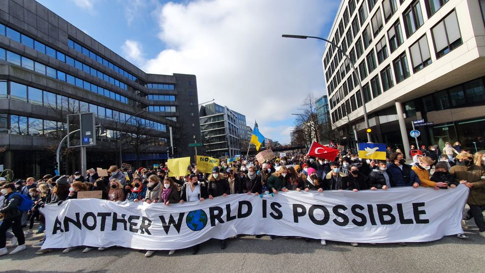 Demo Hamburg Frieden Ukraine