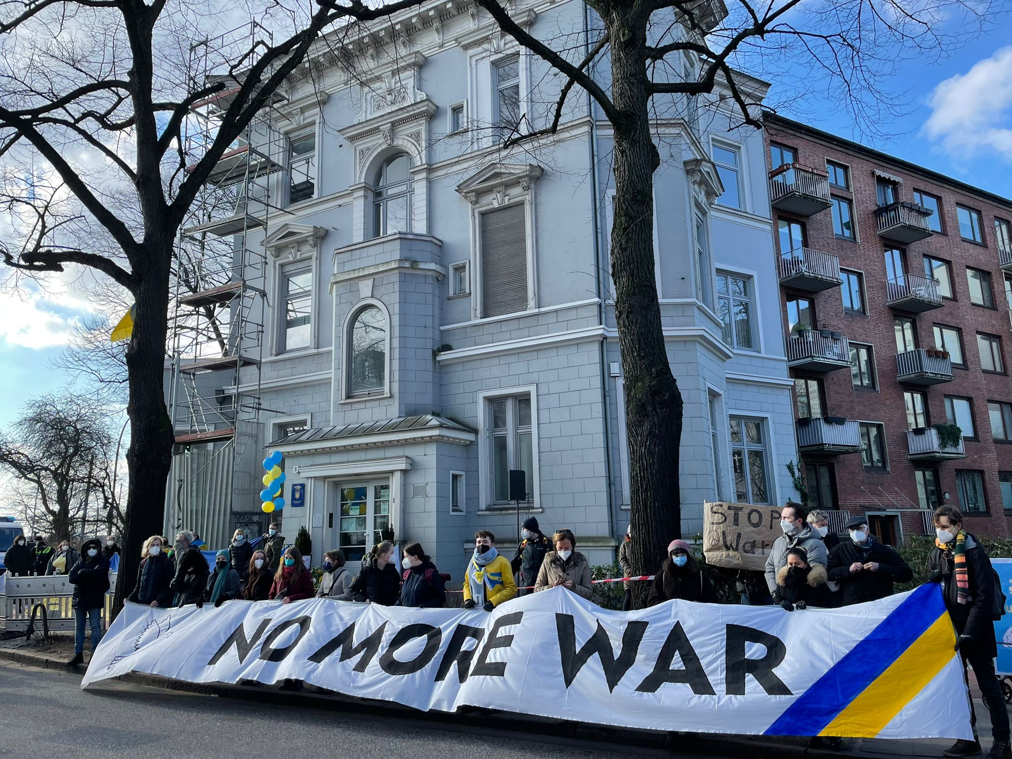Demo Konsulat Ukraine Hamburg
