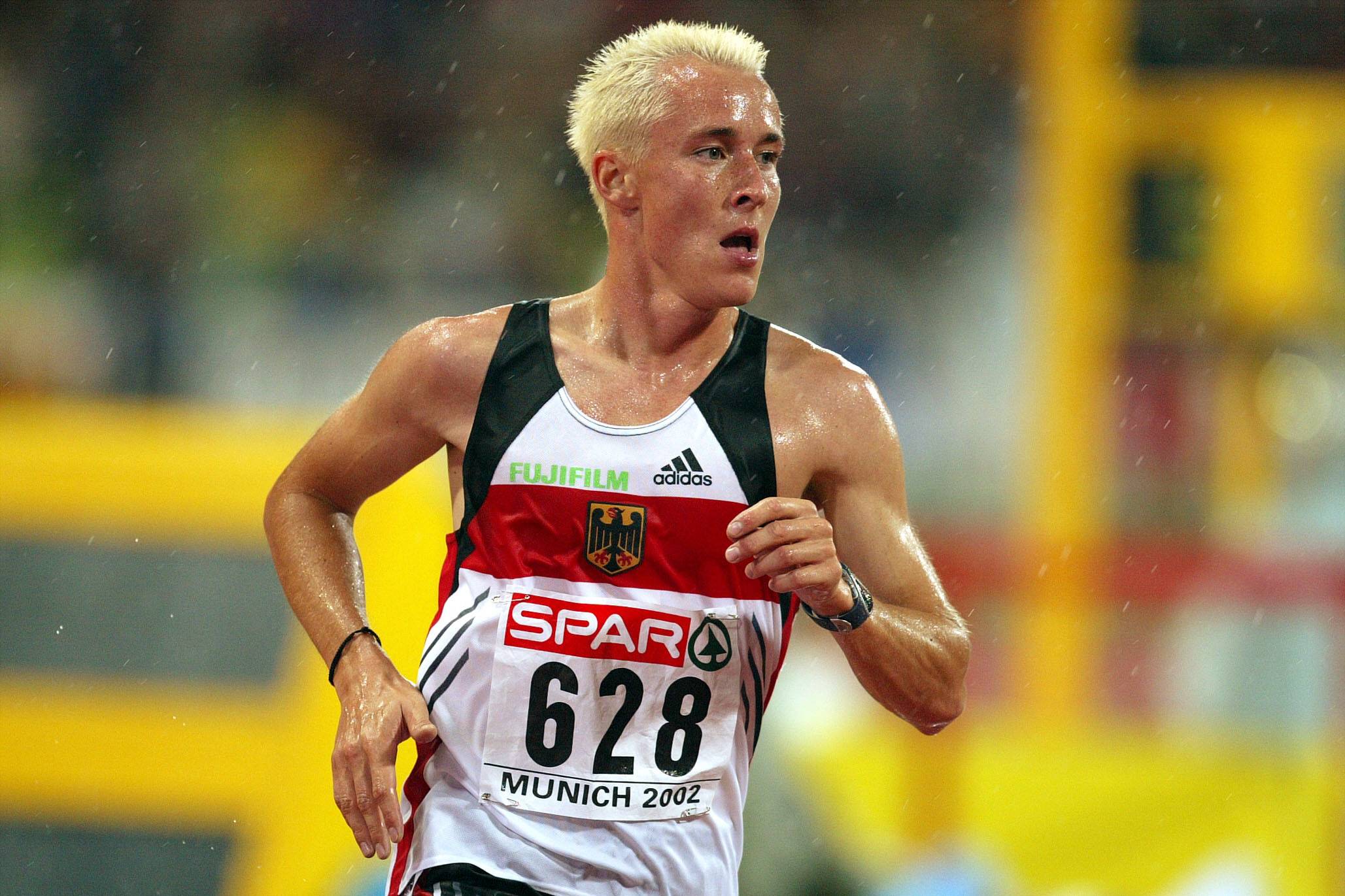 Alexander Lubina bei der Leichtathletik EM 2002 in München. Nun ist der Läufer ist mit 42 Jahren tödlich verunglückt.