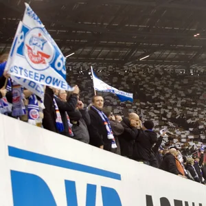 Fans des FC St. Pauli bei Hansa Rostock