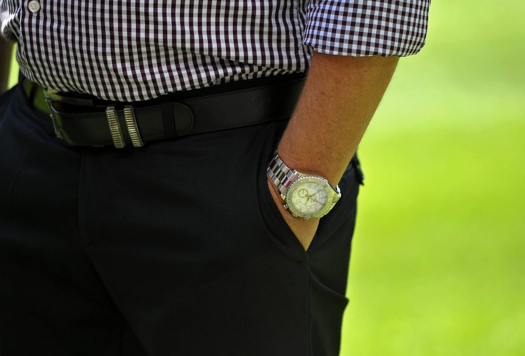 Eine Rolex-Uhr, Model Yacht-Master II – Kostenpunkt: 25.000 bis 50.000 Euro.