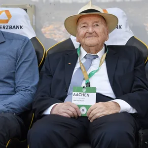 Egidius Braun 2020 bei einem öffentlichen Training der Nationalmannschaft