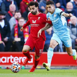 Mohamed Salah (Liverpool) und Joao Cancelo (ManCity) werden im April direkt zwei mal aufeinander treffen – einmal in der Liga und einmal im FA Cup