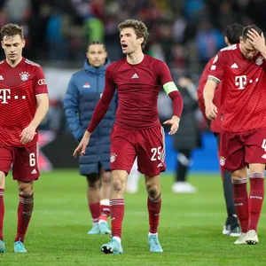 Niklas Süle, Thomas Müller und Joshua Kimmich