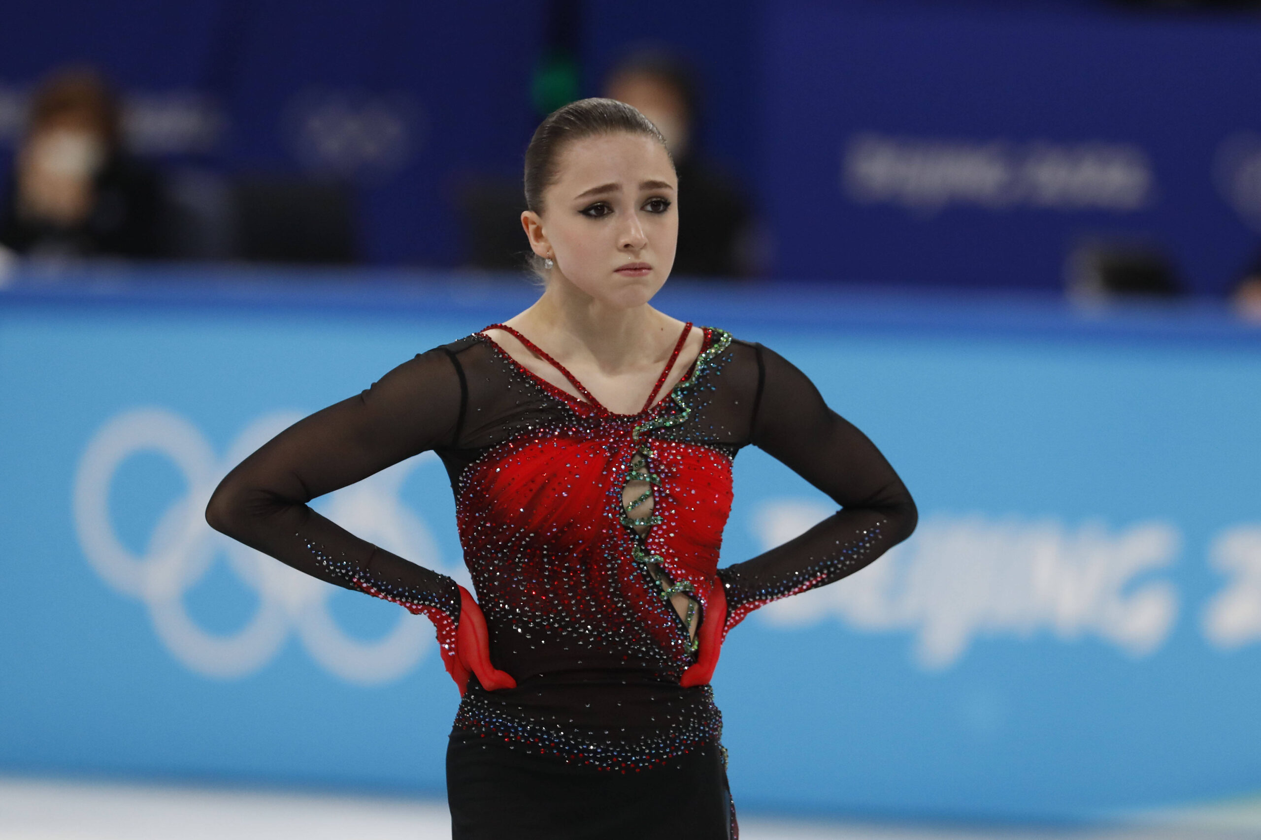 Bei Olympia war sie die tragische Figur: das russische Eiskunstlauf-Wunderkind Kamila Valieva (15)