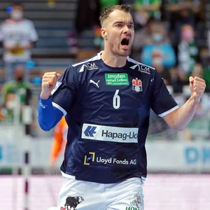 Caspar Mortensen im Trikot des HSV Hamburg