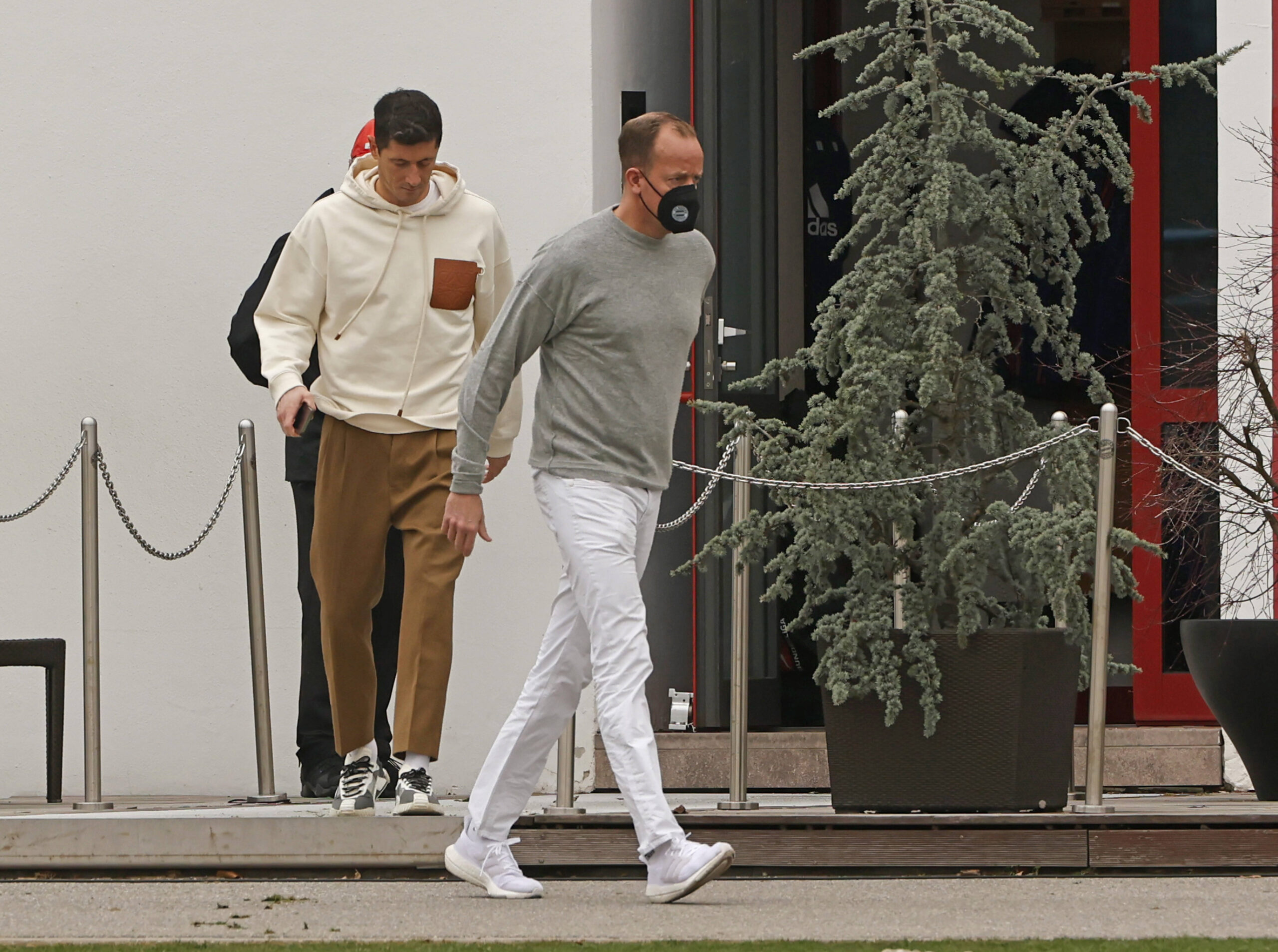 Robert Lewandowski und Dr Jochen Hahne