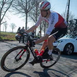Maximilian Walscheid fährt für das Team Cofidis, hier beim Frühjahrs-Klassiker Brügge-De Panne.