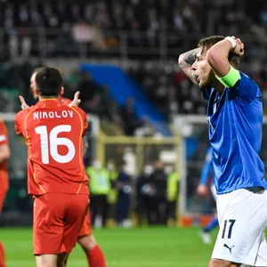Italien und Ciro Immobile (r.) fahren nicht zur WM.