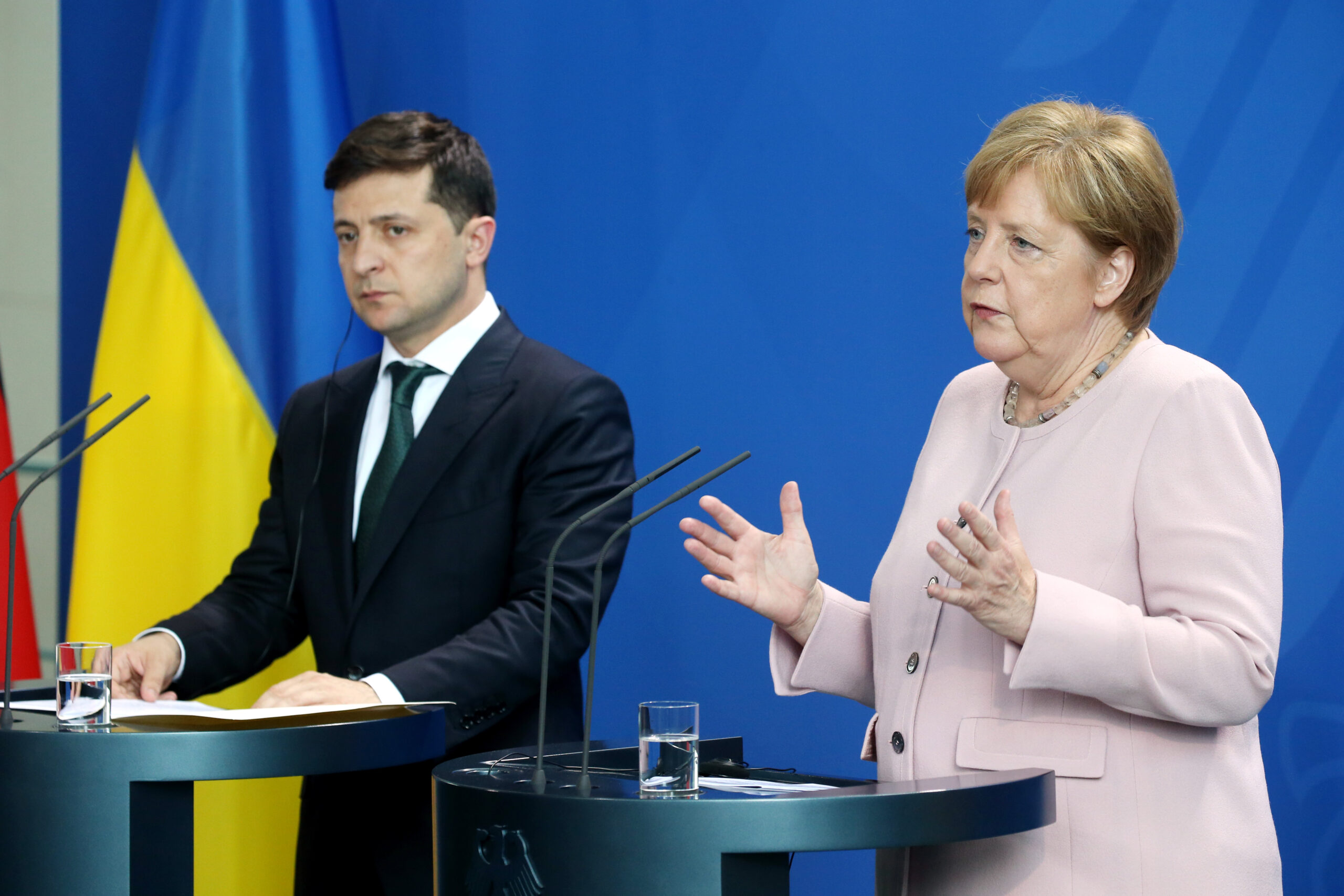 Selenskyj Merkel Berlin