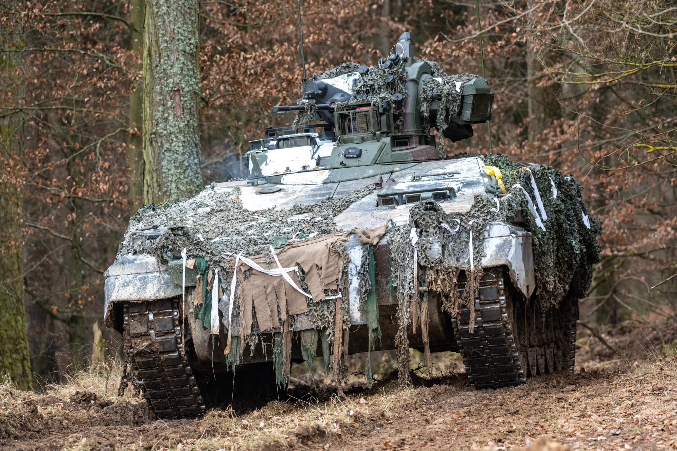 Ein Marder-Schützenpanzer der Bundeswehr