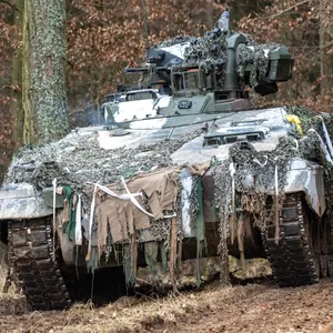 Ein Marder-Schützenpanzer der Bundeswehr