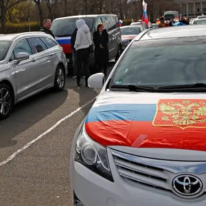 Autokorso Berlin Russland Ukraine
