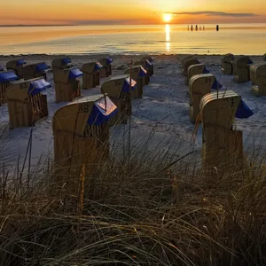 Sonnenaufgang an der Ostsee