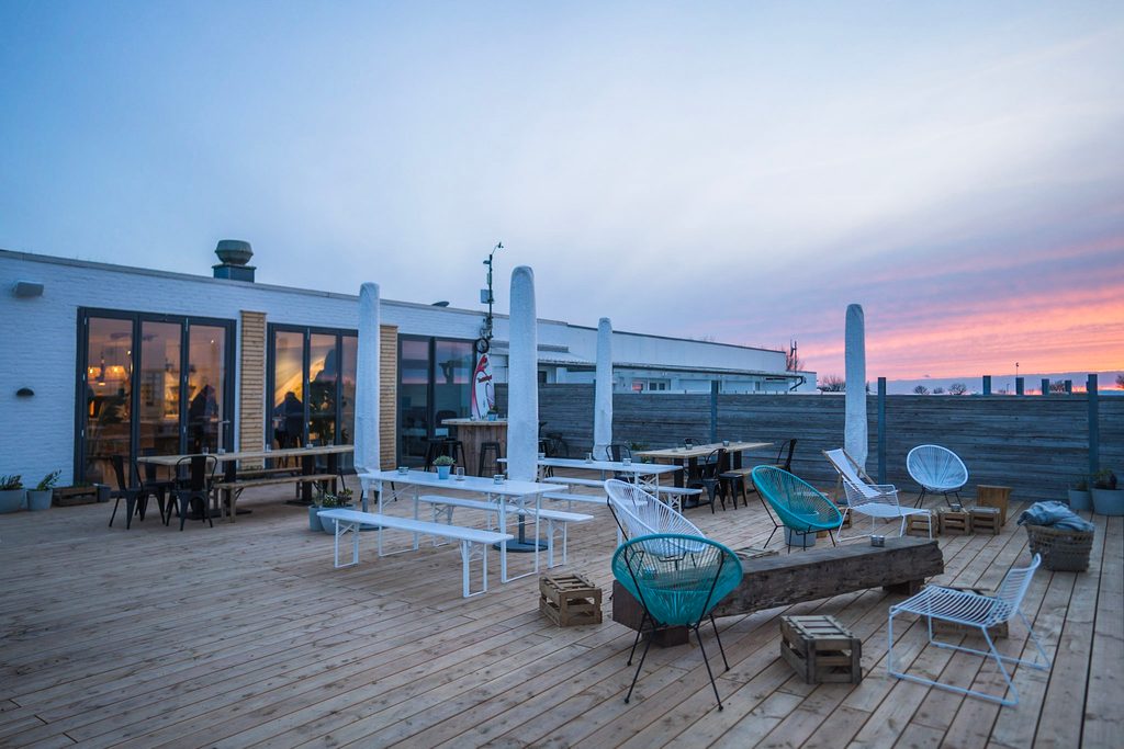 Inzwischen gibt es auf dem Campingplatz in Fehmarn auch ein Café.