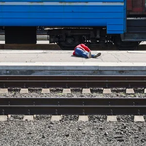 Einige der Opfer von Kramatorsk starben am Gleis, als sie auf Züge in Richtung Westukraine warteten.