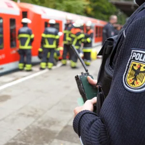 Ein Mann war in Wilhelmsburg von einem Zug erfasst worden. Die Feuerwehr rückte mit einem Großaufgebot an. (Symbolfoto)