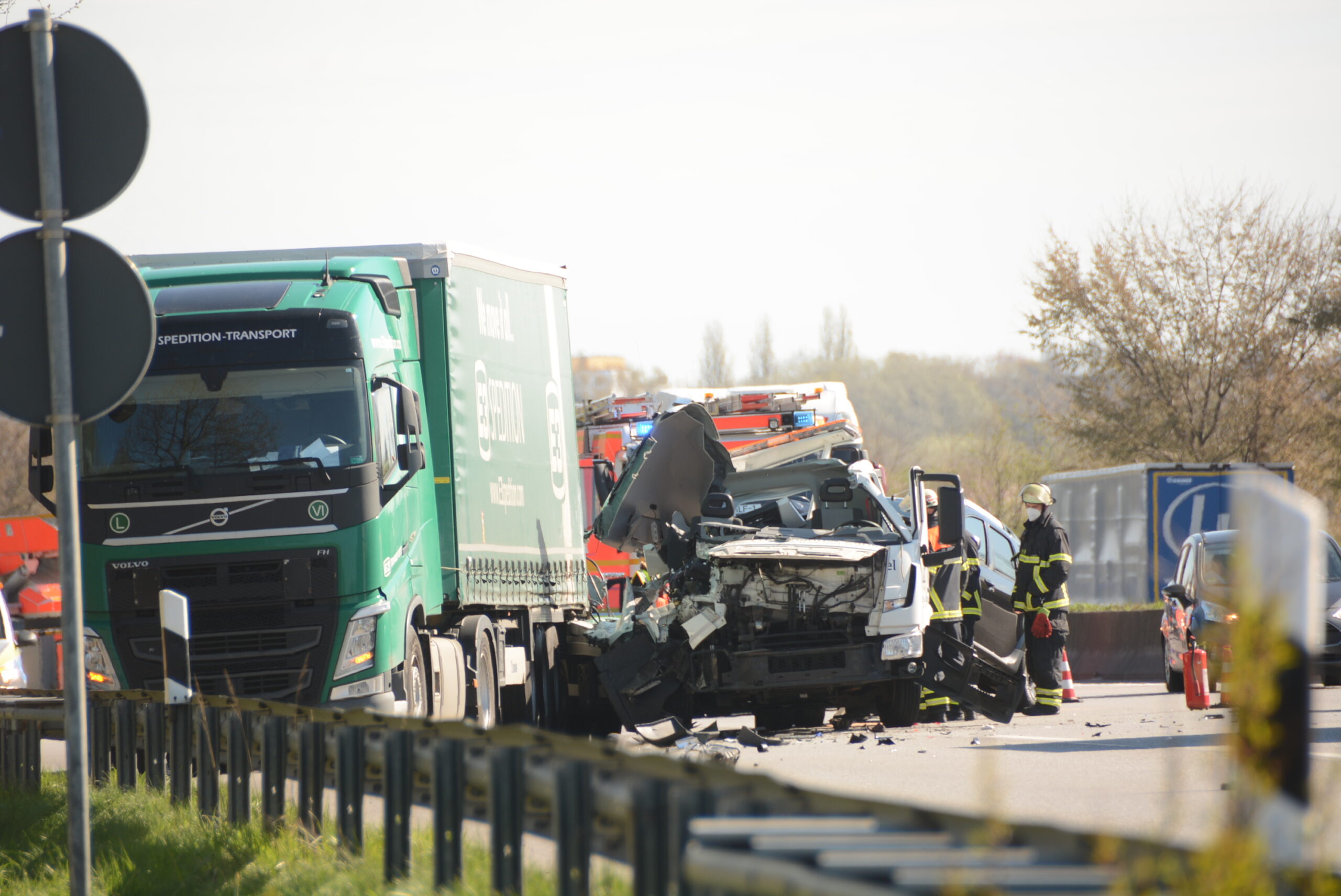 Auf der A1 Höhe Moorfleet passierten am Mittwochvormittag gleich zwei Unfälle – der Sachschaden wird auf knapp 100.000 Euro geschätzt.