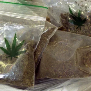 Marihuana verkaufsfertig verpackt