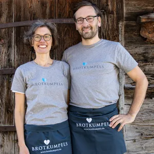 Lutz Geißler und Christina Weiß sind die „Brotkumpels – die Saselbäcker“.