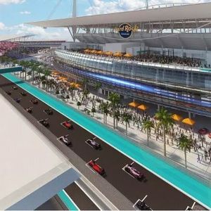 Entwurf der Formel-1 Strecke in Miami