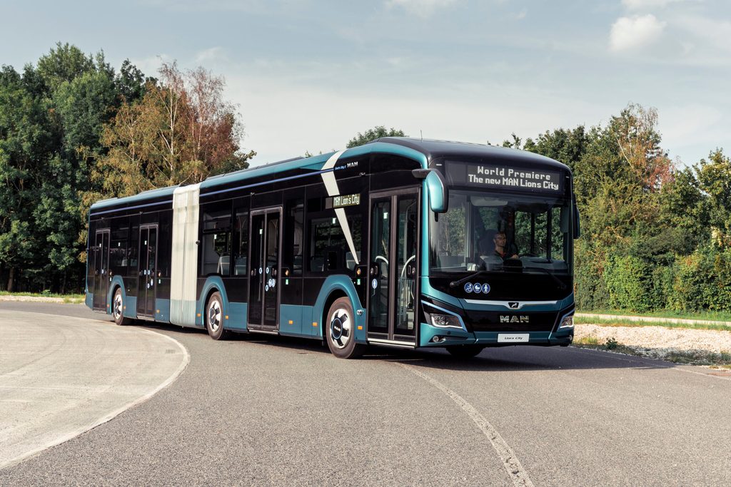 18 Meter lang sind die elektrischen Gelenkbusse von „Man“. Die VHH haben davon einige Exemplare bestellt.