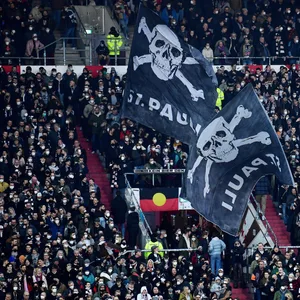St. Pauli-Fans am Millerntor