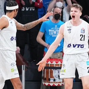 Caleb Homesley und Justus Hollatz von den Hamburg Towers