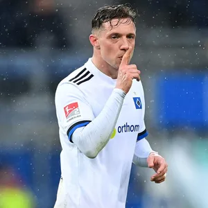 HSV-Profi Sonny Kittel jubelt