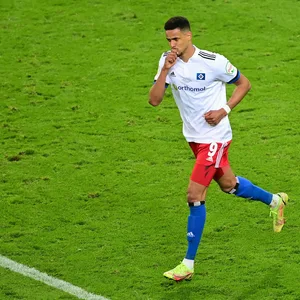 Robert Glatzel ist aktuell bester Torjäger im DFB-Pokal, traf auch gegen Freiburg.