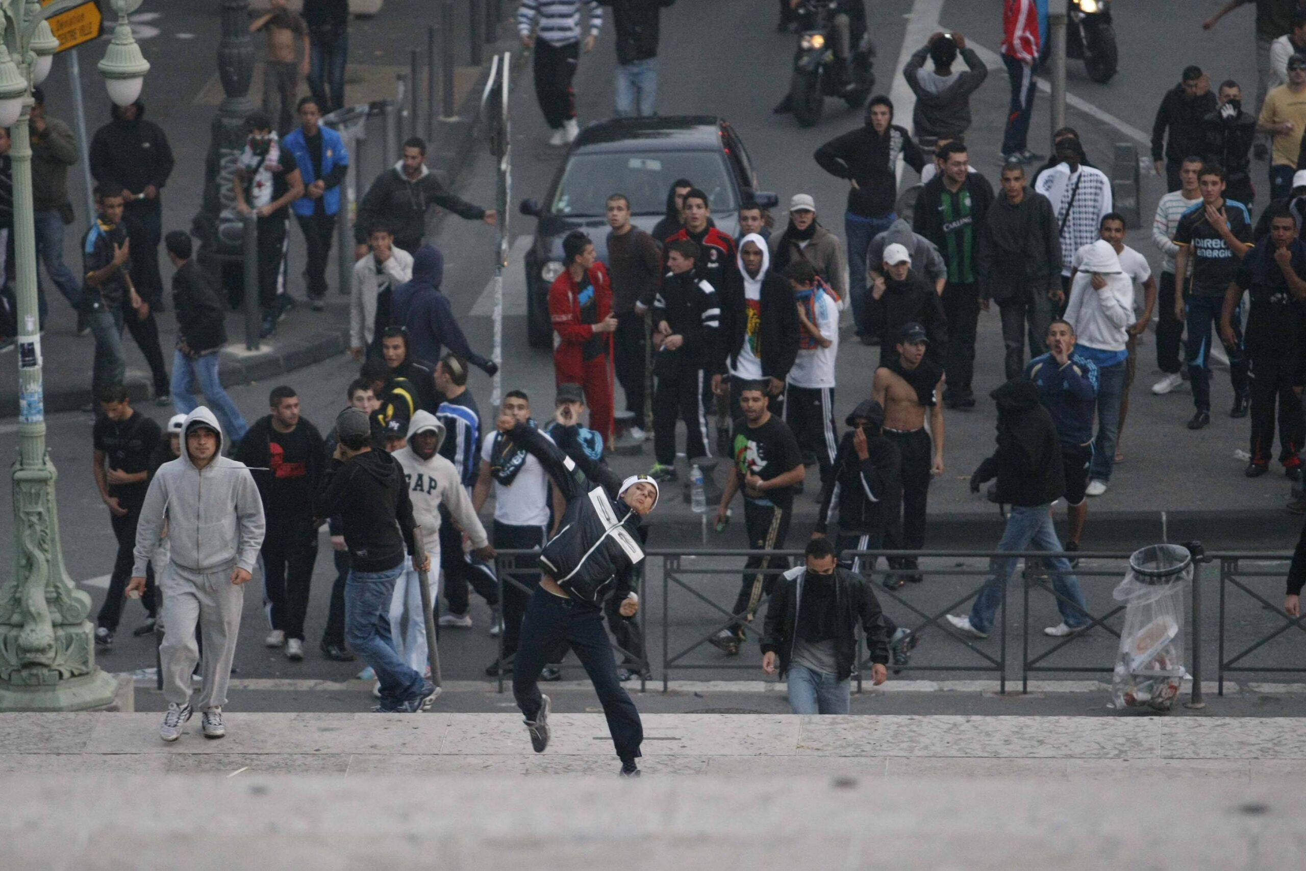 Hooligans von Olympique Marseille