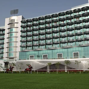 Bild des luxuriösen Hotels der deutschen Mannschaft in Dubai