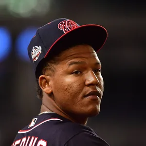 Pedro Severino, noch in der Tracht seines Ex-Klubs Washington Nationals