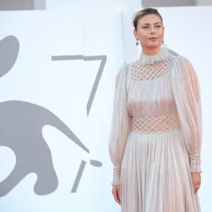 Maria Sharapova, hier beim Filmfest in Venedig 2021, freut sich auf ihr erstes Kind.