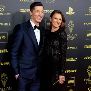 Robert Lewandowski und seine Frau Anna