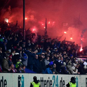 HSV-Pyrofeuerwerk in Kiel