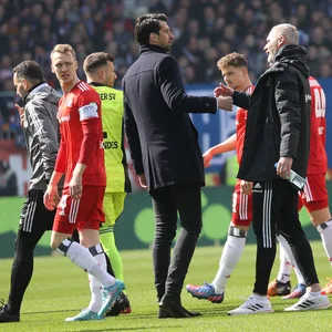 Jonas Boldt und Tim Walter vom HSV
