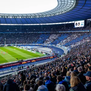 Hertha-Fans im Olympiastadion
