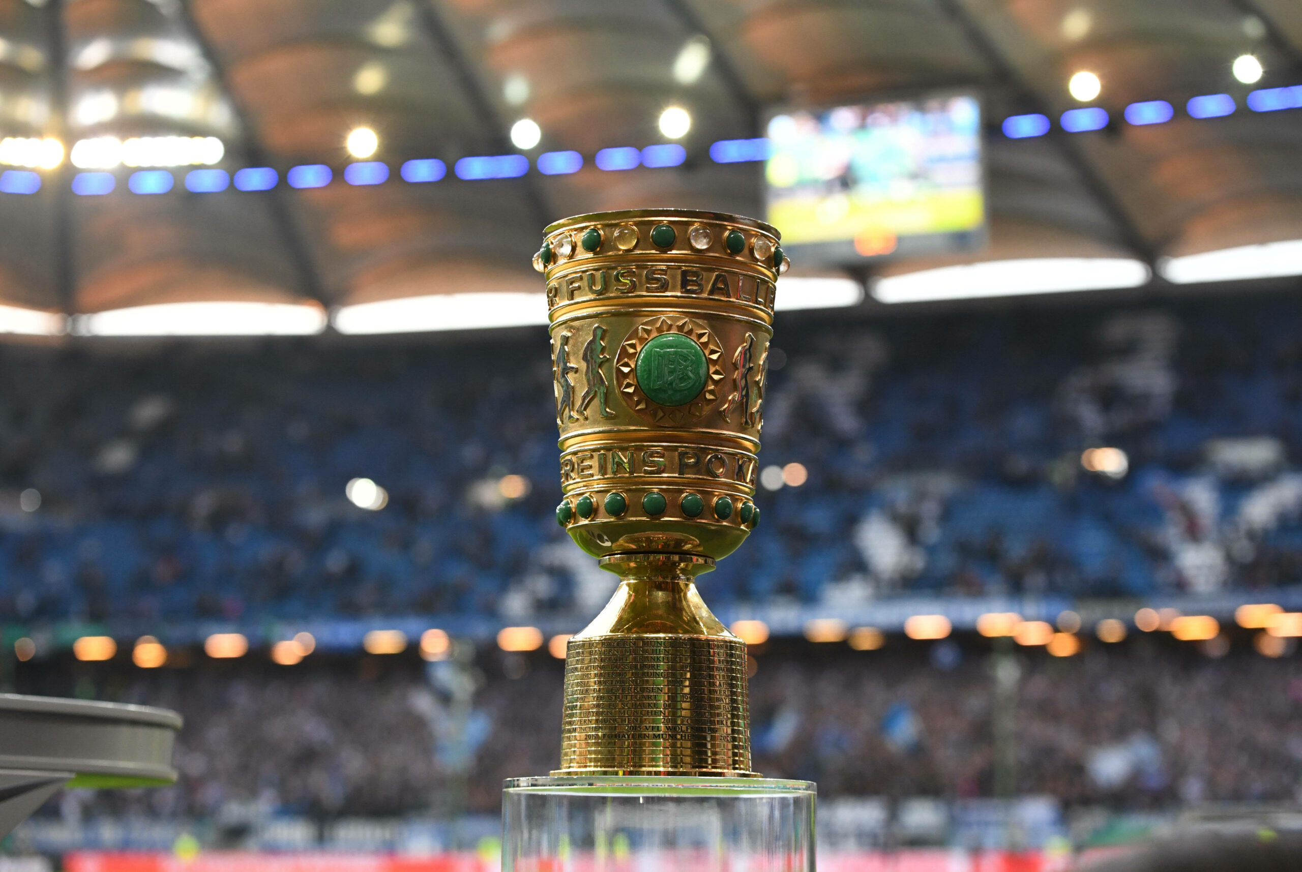 Nahaufnahme des DFB-Pokals