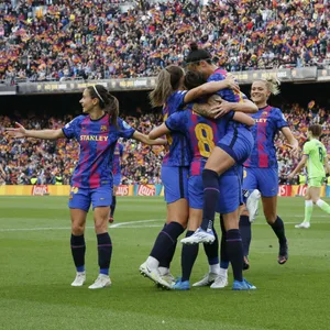 FC Barcelona jubelt gegen den VfL Wolfsburg