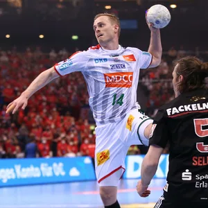 Omar Ingi Magnusson im Trikot von Magdeburg