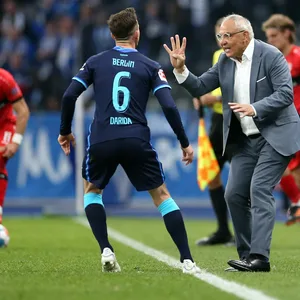 Hertha-Trainer Felix Magath hat Verständnis für die Profis um Vladimir Darida.